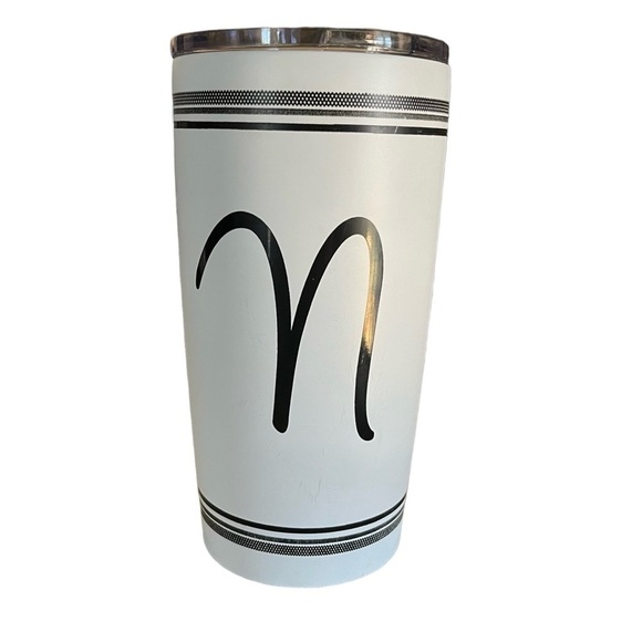 NWT Kirkland’s Initial Tumbler Mug - Picture 1 of 4